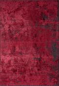 Red Abstract Area Rug in Medium size, Hand Loom using Cotton,Polyester,Acrylic,Viscose with Black and Modern design in 160 x 230 cm size image