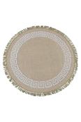 Cream &amp; Grey Aztec Rug for Bedroom and Living Room image
