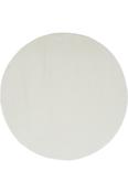 White Plain Rug with Plush Soft Pile for Bedroom and Living Room image