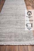 White Plain Rug for Bedroom and Living Room image