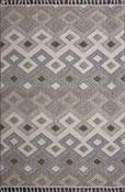 Brown &amp; Grey Aztec Geometric Rug for Bedroom and Living Room in Small Medium Large Runner size image