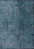 Blue &amp; Grey Abstract Cotton Hand Loom Rug for Bedroom and Living Room in Medium Large size image