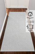 Beige Plain Rug with Plush Soft Pile for Bedroom and Living Room image