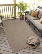 Red Patterned Bordered Rug for Kitchen image