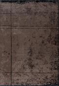Brown &amp; Black Abstract Cotton Hand Loom Rug for Bedroom and Living Room in Medium Large size image