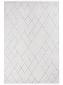 Grey Geometric Rug for Bedroom and Living Room in Small Medium Large Runner size image