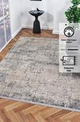 Multicolour Floral Bordered Cotton Rug for Kitchen image