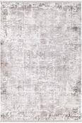 Beige &amp; Cream Plain Bordered Rug for Kitchen image