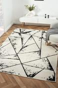 White Plain Rug with Soft Pile for Bedroom and Living Room image