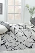 Grey Plain Rug with Soft Pile for Bedroom and Living Room image