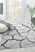 Beige Plain Bordered Rug with Soft Pile for Bedroom and Living Room image