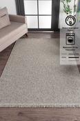 Beige &amp; Copper Patterned Rug for Kitchen image