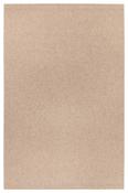 Beige &amp; Cream Plain Bordered Rug for Kitchen image