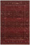 Red &amp; Beige Patterned Rug for Hallway image