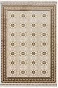 Cream &amp; Beige Geometric Patterned Rug for Kitchen image