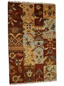 Multicolour Persian &amp; Oriental Living Room Rug in Medium size, Hand Knotted using Blended Wool and Traditional design in 153 x 244 cm size image