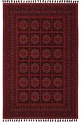 Red &amp; Black Persian &amp; Oriental Bordered Rug for Bedroom and Living Room image