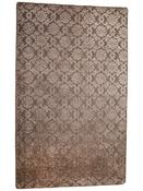 Beige Damask Area Rug in Medium size, Hand Loom using Viscose Silk,Blended Wool with Brown and Modern design in 153 x 244 cm size image