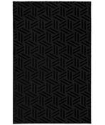Beige &amp; Brown Geometric Patterned Jute Rug for Bedroom and Living Room image