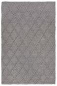Black &amp; Grey Plain Rug for Kitchen image
