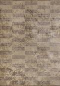Brown Geometric Living Room Rug in Medium size, Hand Loom using Cotton,Polyester,Acrylic,Viscose with Yellow and Modern design in 160 x 230 cm size