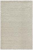 Black &amp; Grey Plain Bordered Rug for Kitchen image