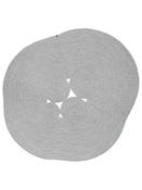 Grey Jute &amp; Sisal Area Rug in Small size, Machine Made using Cotton and Modern design in 120 x 180 cm size image