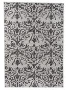 Black Damask Area Rug in Medium size, Machine Made using Polypropylene with Grey and Modern design in 160 x 230 cm size image