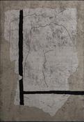Black Abstract Area Rug in Medium size, Hand Loom using Cotton,Polyester,Acrylic,Viscose with Grey and Modern design in 160 x 230 cm size image