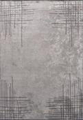 Grey Abstract Living Room Rug in Medium size, Hand Loom using Cotton,Polyester,Acrylic,Viscose and Modern design in 160 x 230 cm size image