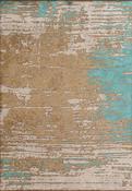 Blue Abstract Area Rug in Medium size, Hand Loom using Cotton,Polyester,Acrylic,Viscose with Beige, Brown and Modern design in 160 x 230 cm size image