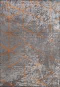 Brown Geometric Area Rug in Medium size, Hand Loom using Cotton,Polyester,Acrylic,Viscose with Grey and Modern design in 160 x 230 cm size image