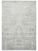 Grey Plain Area Rug in Small size, Machine Made using Polyester with Cream and Modern design in 80 x 150 cm size image