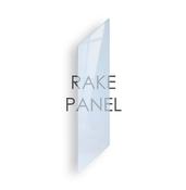 Glass Rake Panel 783 X 200 X 8mm