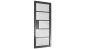 NM31GRBK Crittall Reeded Glass -