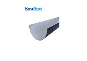 Industrial 170mm Round Gutter 4m Black image