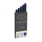parker refill fountain pen blue quink (blister of 5) image