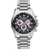 roamer rockshell mark iii chrono swiss made ronda 5030.d chronograph, date, small second stainless steel quartz wrist-watch - analog - battery image