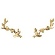 jungle ivy earstik - gold earring
