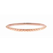 finesse rose gold pyramid bangle image