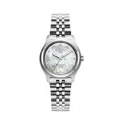 roamer cassandra diamond 31 mm stainless steel quartz watch mop dial image