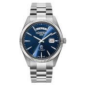 roamer primeline daydate swiss made automatic stp4-13 3 hands - day &amp; date stainless steel mechanical wrist-watch - analog - self winding image