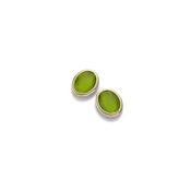 aquaforte oval stud earrings 8x10mm available in different colours image