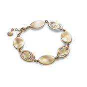 aquaforte ovali preziosi bracelet with white zirconia pav� image