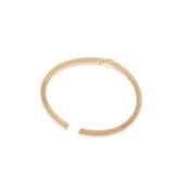 aquaforte i classici bangle bracelet with square hollow tube image