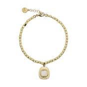 aquaforte nuova retro mother of pearl square inset bracelet image