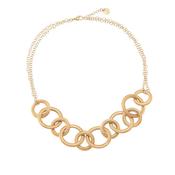 aquaforte cerchi vintage necklace with round elements and double chain image
