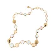 aquaforte le chicche necklace with soap-shaped elements and multicolor  faceted venitian glass image