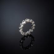 chiara ferragni infinity love clear ring size n