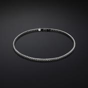 chiara ferragni classic tennis silver plated necklace
